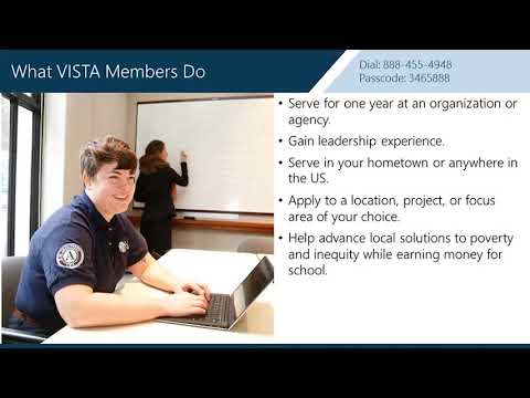 The AmeriCorps VISTA Experience