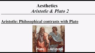 Phi 3, Contrasting Plato and Aristotle on Art