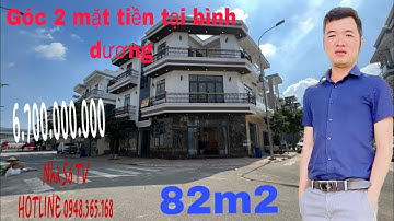Căn góc 2 mặt tiền | bán nhà bình dương | tặng bản vẽ thiết kế | nhà số TV