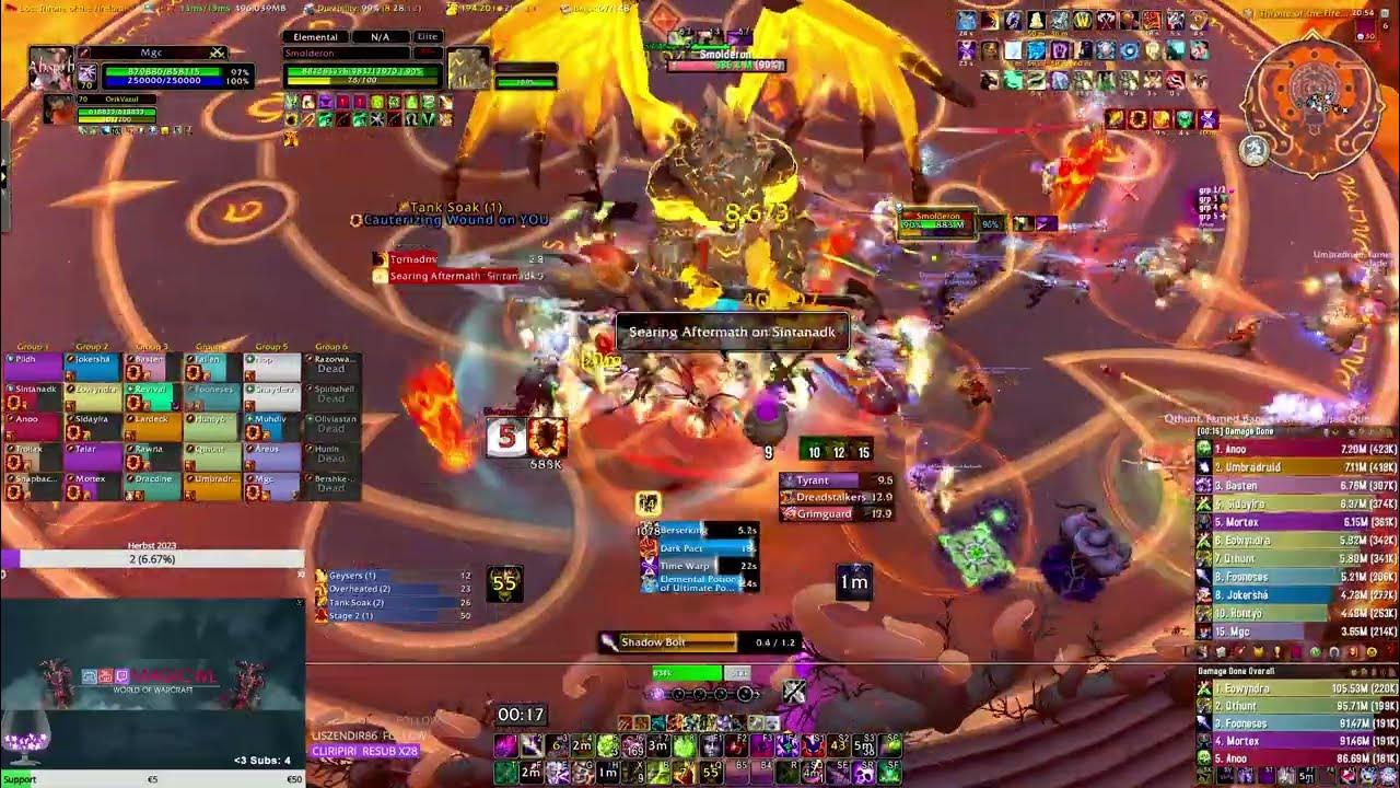 Smolderon (Heroic) by Jade Falcons Demo Warlock PoV YouTube