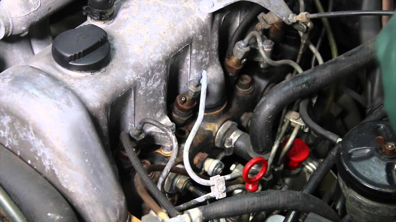 How to Remove and Replace Diesel Fuel Injector Return Hose ... 300zx engine diagram for 1984 