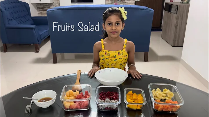 Simple Fruit Salad | Kids Recipe | Fireless Cooking | Quick, Easy and Healthy