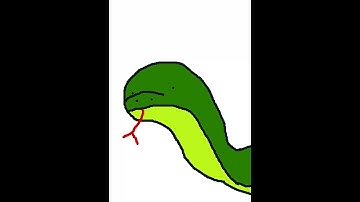 the snake🐍 (my first animation of krita) (krita test) (read description) #snake #animation #krita