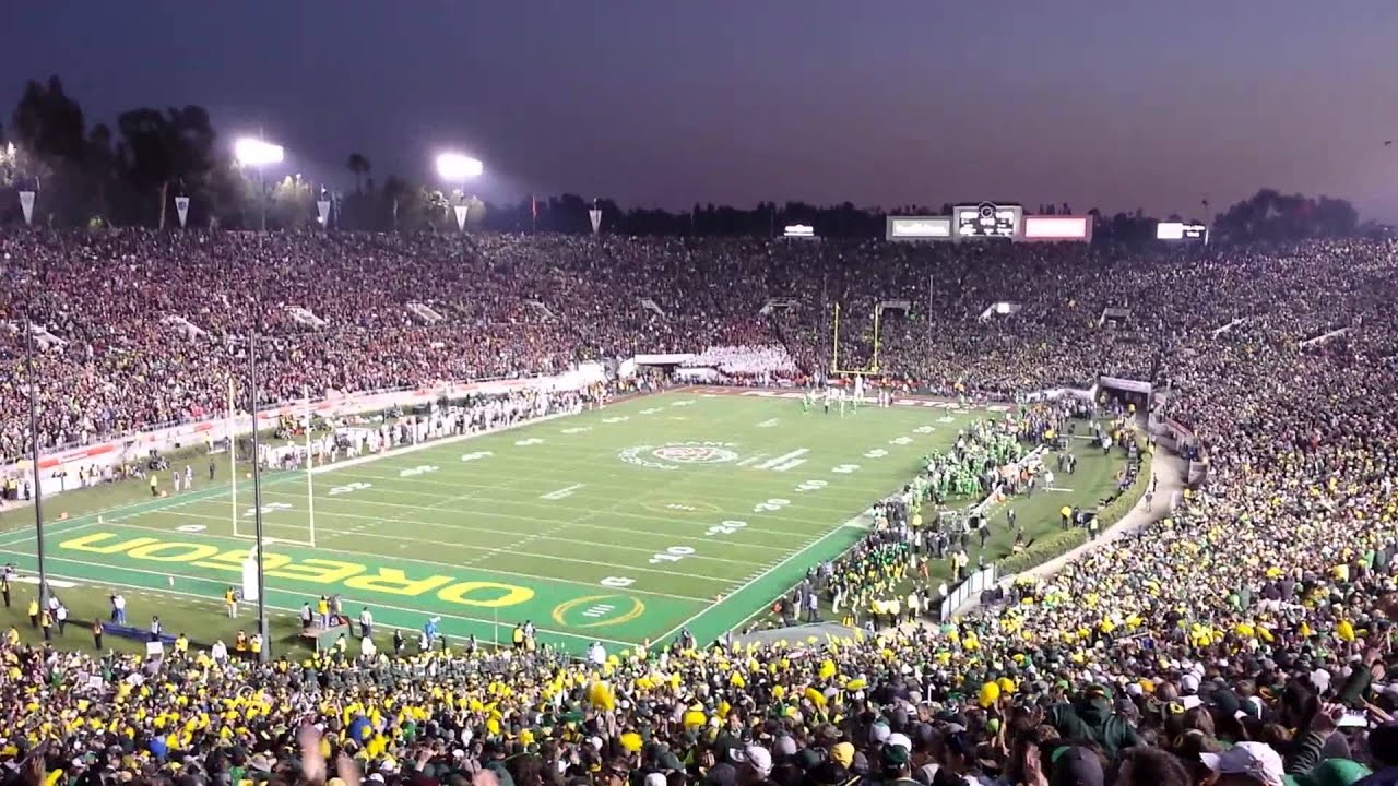 101st Rose Bowl Oregon Ducks Score Another Touchdown! YouTube