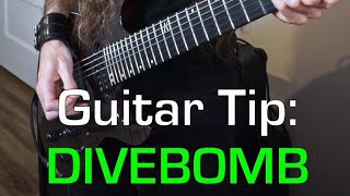 How to make a Divebomb - Express Guitar Lesson #shorts #guitar