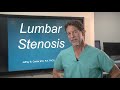 What is lumbar stenosis symptoms causes  benefits of ultrasonic technology