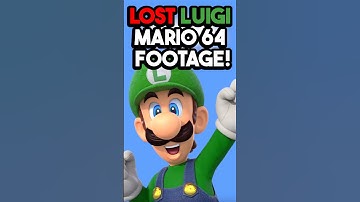 NEWS: Mario 64 Luigi Footage FOUND! #nintendo #mario #luigi #supermario64 #nintendo64 #n64 #LisReal