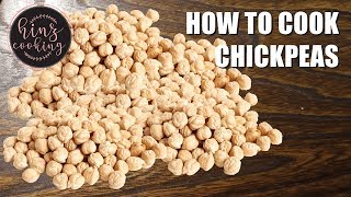 How to Cook Chickpeas - Chana Boiled Recipe - How to Boil Chana Without Pressure Cooker (Chole)