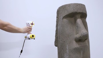 peel 3d™ | Handheld 3D Scanner Demo | Rapa Nui Statue
