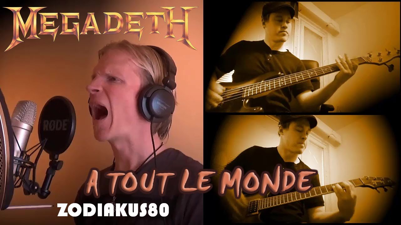 Megadeth - A tout le monde (full cover with english subtitles) - YouTube