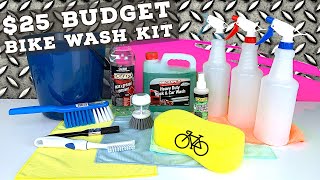 $25 Budget Bike Wash Kit // Bike Cleaning on a Budget! 🧽🚲✨🚿