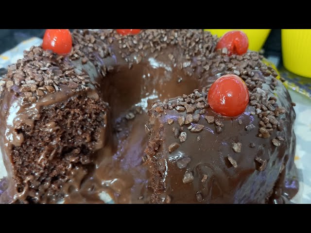 Receita deliciosa bolo de chocolate simples e facil; sem batedeira e sem  liquidificador – Metro World News Brasil