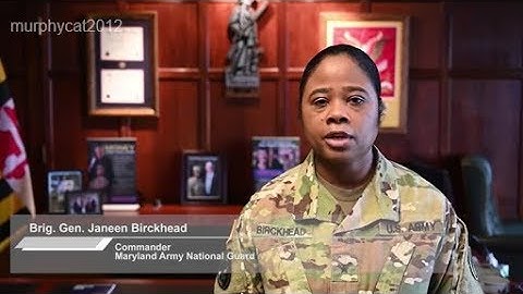 Maryland Army National Guard commander discusses Dual Status Commander