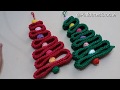 👊# Árvore de Natal / Enfeite de Porta diy - Pink Artes Croche by Rosana Recchia