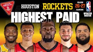 🔥 Houston Rockets Full Roster & Salaries 2026-27 | NBA Payroll! Kevin Durant & Alperen Şengün! Update