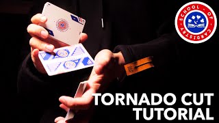 Cardistry for Beginners: Two-handed Cut - Tornado Cut Tutorial