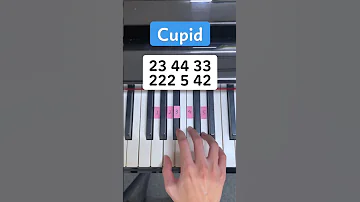 Cupid (Piano Tutorial) #TikTok