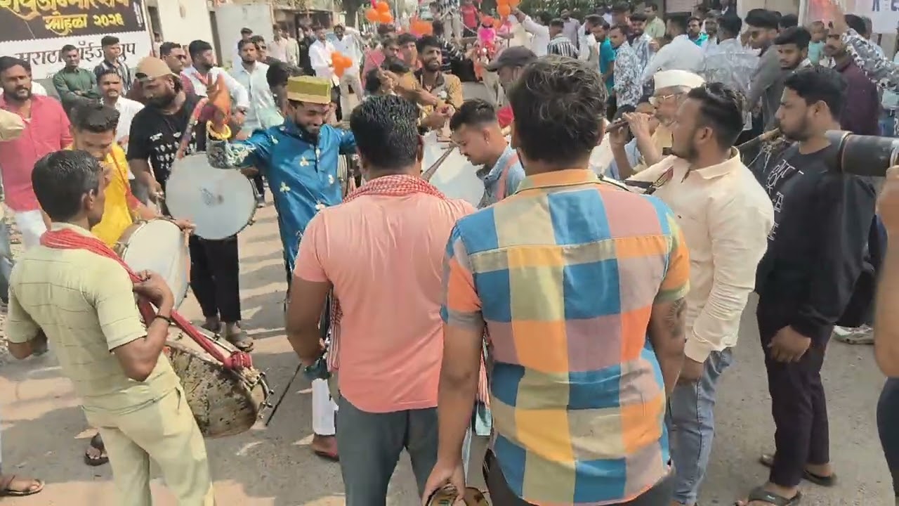 मांडव कार्यक्रम मो 7083812903 DDSB डफ हलगी पार्टीधूळे 15,02,2026#daf#dance#dhule#folkdance#love#dhol