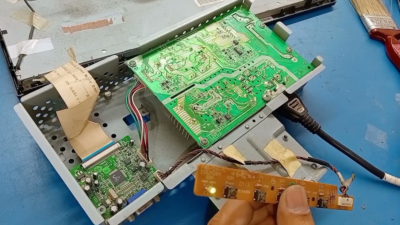 Lcd TFT Monitor Power light Blink problem Hp lcd monitor Not power On