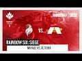 Canada Division 2020 Play Day 4 - Mirage vs. Altiora