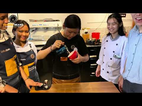 Barista coffee making training | How to make LATTE ART ? Tsocb.