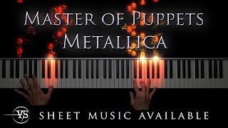 Metallica - Master of Puppets - Advanced Piano Cover (Arr. Yannick Streibert)