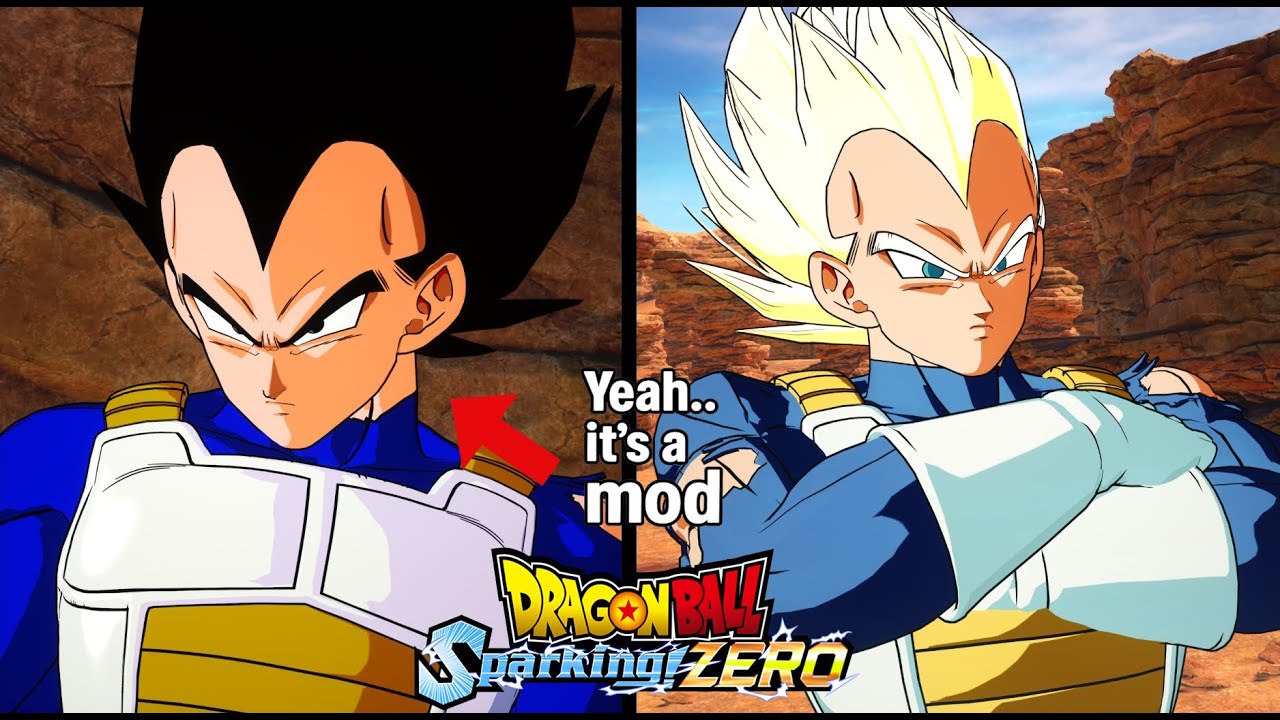 This VEGETA Mod Looks BETTER Than the ANIME in Dragon Ball Sparking! ZERO !