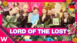 🇩🇪 Lord of the Lost "Blood & Glitter" INTERVIEW after Eurovision 2023 second rehearsal