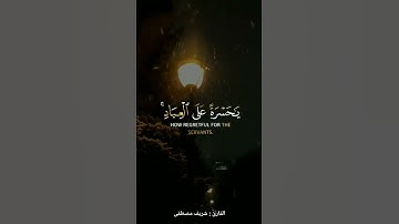 ||يحسرة على العباد || القارئ : شريف مصطفى ||