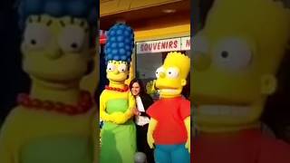 Naughty Bart #shorts Bart Simpson being his usual mischievous self next to Marge Universal Studios