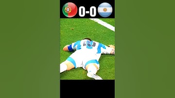Ronaldo vs Messi 😱 Portugal vs Argentina World Cup 2026 imaginary #football #shorts #ronaldo