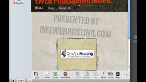 How to publish your website using iweb
