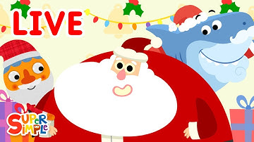 🔴 Celebrate the Holidays With Super Simple Live 🎄 | Best Christmas Kids Songs | Super Simple Songs