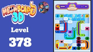 Meowscape 3D level 378 solution and walkthrough 