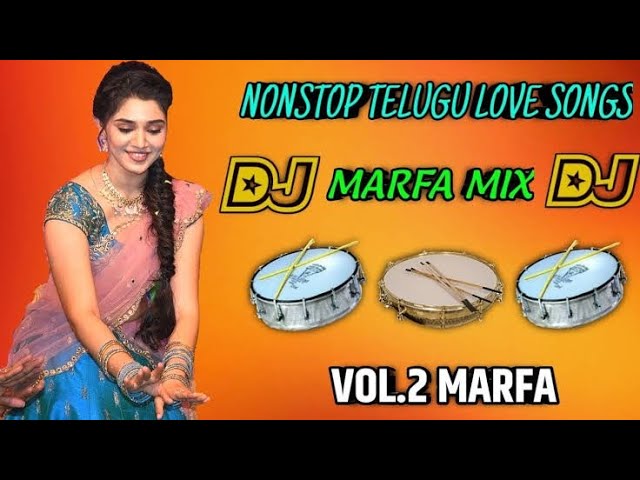 telugu love songs remix  base⚡ marfa djj ekarthikm416yt