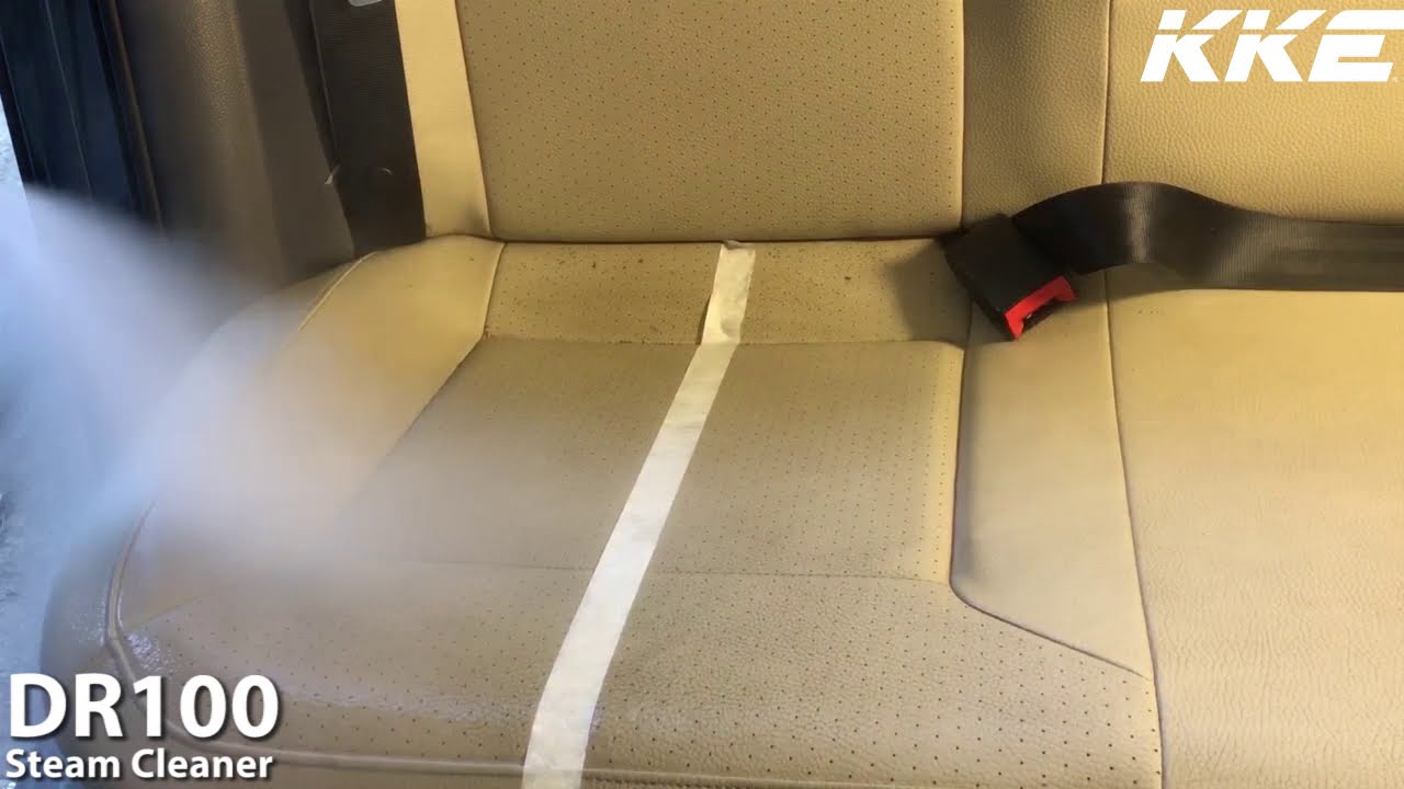 How to Clean Car Seat by KKE DR100 Steam Cleaner? YouTube