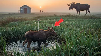 This Ranger Faced a Mother Moose at Dusk — What Happened Next Will Melt Your Heart