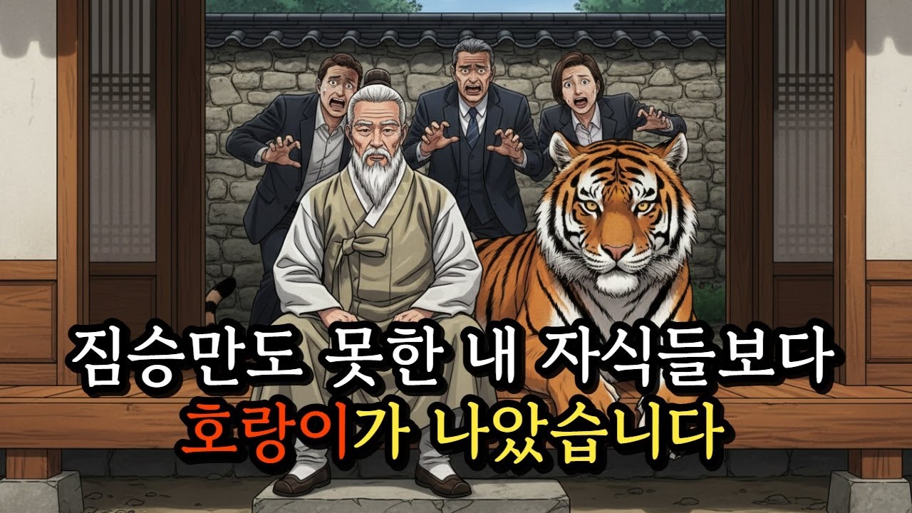짐승만도 못한 내 자식들보다 호랑이가 나았습니다
