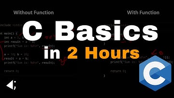 C Programming Basics in 2 Hours | Logics and Knowledge for basics C programming  | we are engineers
