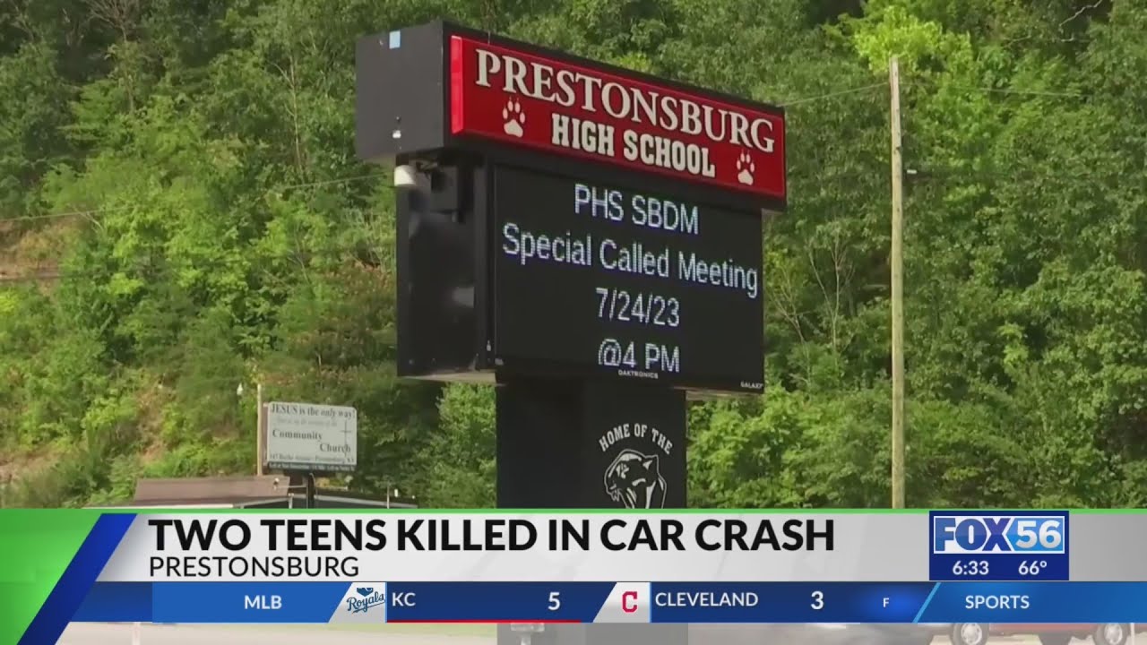 2 teens killed in Prestonsburg car crash YouTube