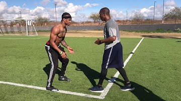 Use Your Hands Like this When You Play Press Coverage | All Eyes DB Camp