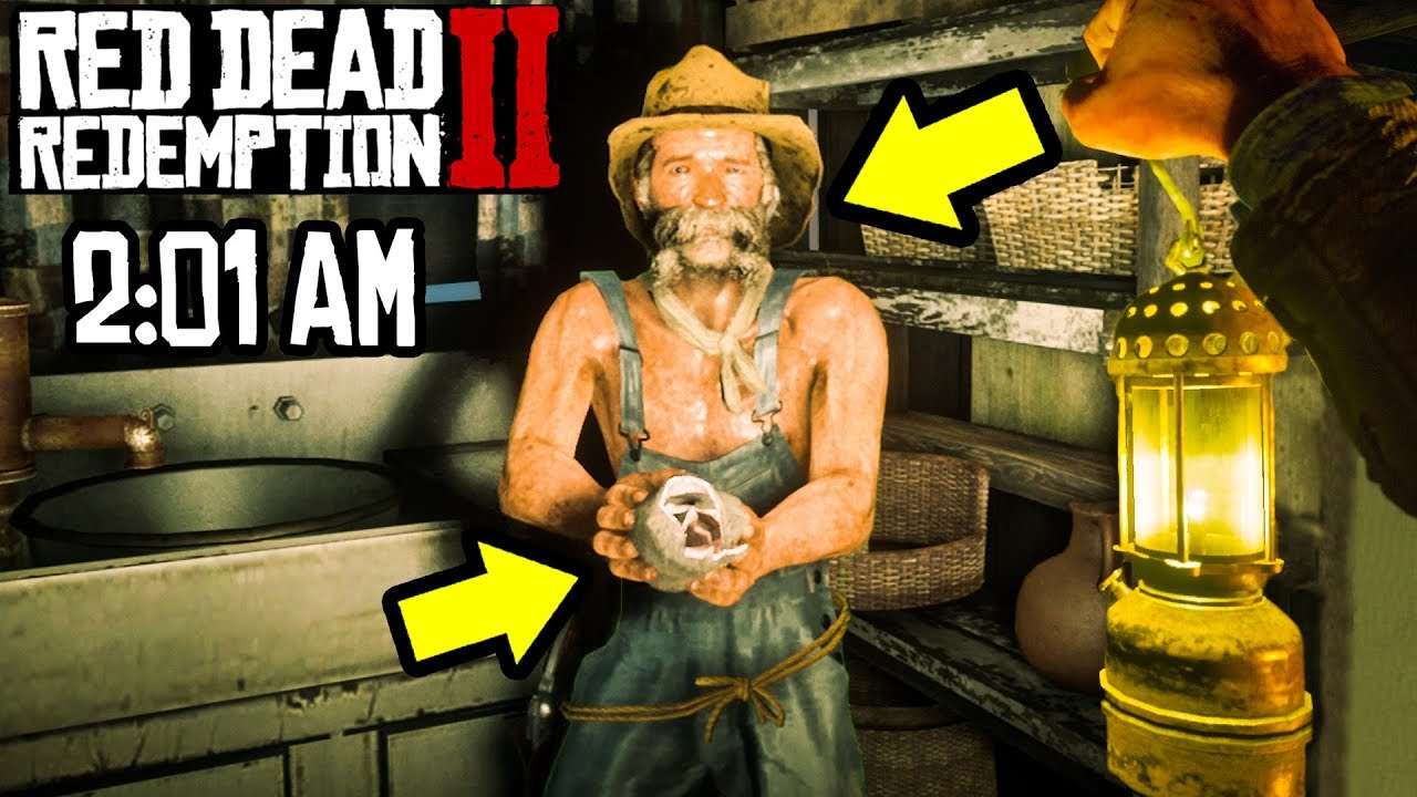 IF YOU HELP THIS GUY AT 2:01 AM IN THE SWAMP HE YOU in Red Dead Redemption 2! - YouTube