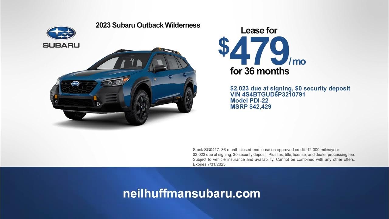 Neil Huffman Subaru July 2023 Subaru New Car Offers in Louisville