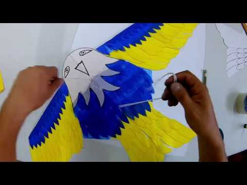 FORMA DE HACER PAPALOTE /how to make comet - YouTube
