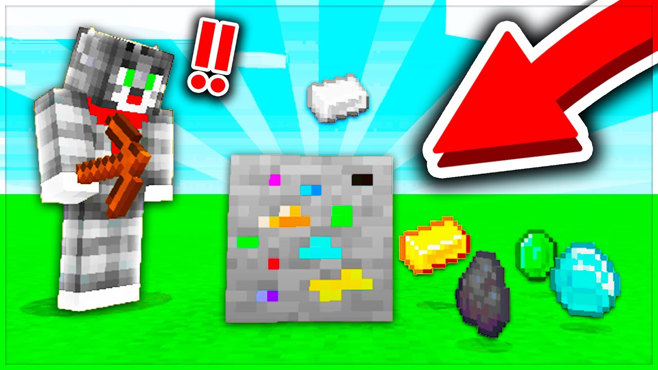 שיחקתי במיינקראפט אבל כל החומרים שאני חוצב הם אקראיים?! *אפשר להשיג יהלומים מבלוק של פחם!!*