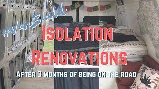 VAN BUILD: Isolation Renovations|| What we Changed in our Van after 3 Months of Vanlife living by Claire and Jake 430 views 3 years ago 15 minutes