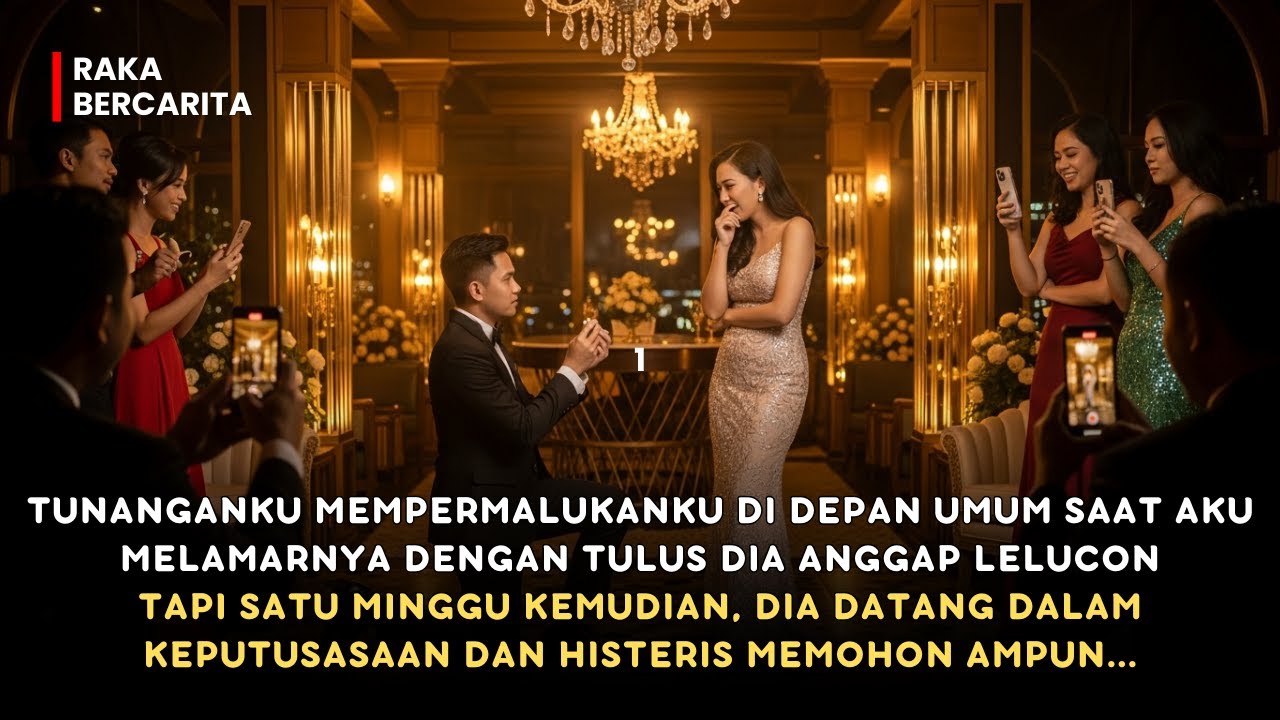 SAAT AKU MELAMAR TUNANGANKU MALAH MEMPERMALUKANKU DI DEPAN UMUM — TAPI 1 MINGGU KEMUDIAN IA SYOK...