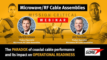 Microwave/RF Cable Assemblies Webinar