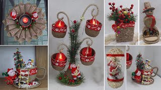 8 Jute craft Christmas decorations ideas | Home decorating ideas