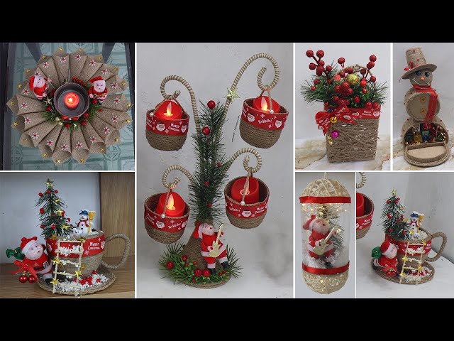 8 Jute craft Christmas decorations ideas | Home decorating ideas ...